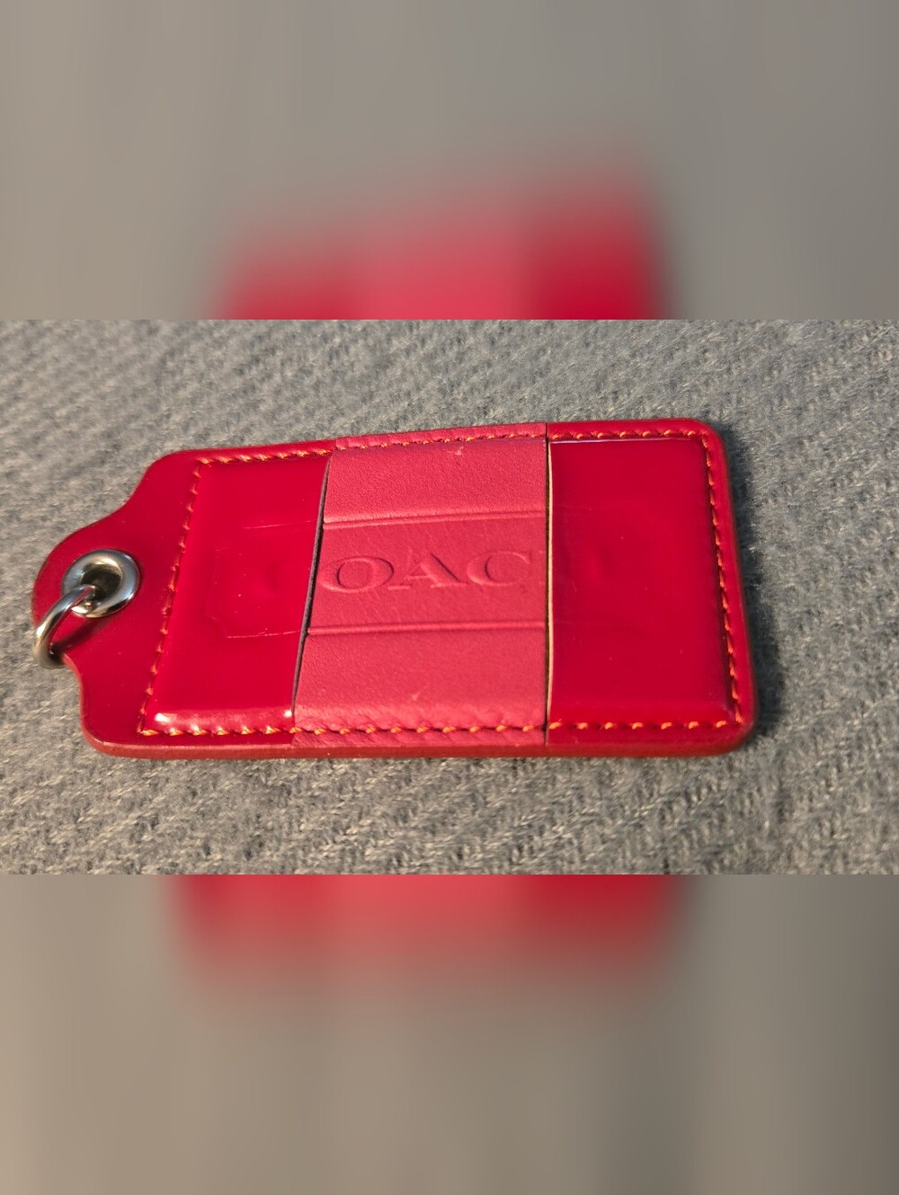 Coach Mixed Leather Red Tag - Picture 2 of 5